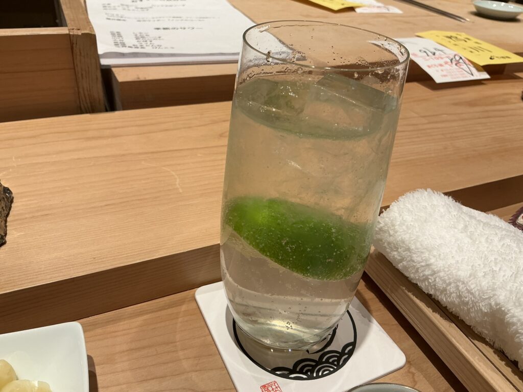 浅草壽司清のサワー