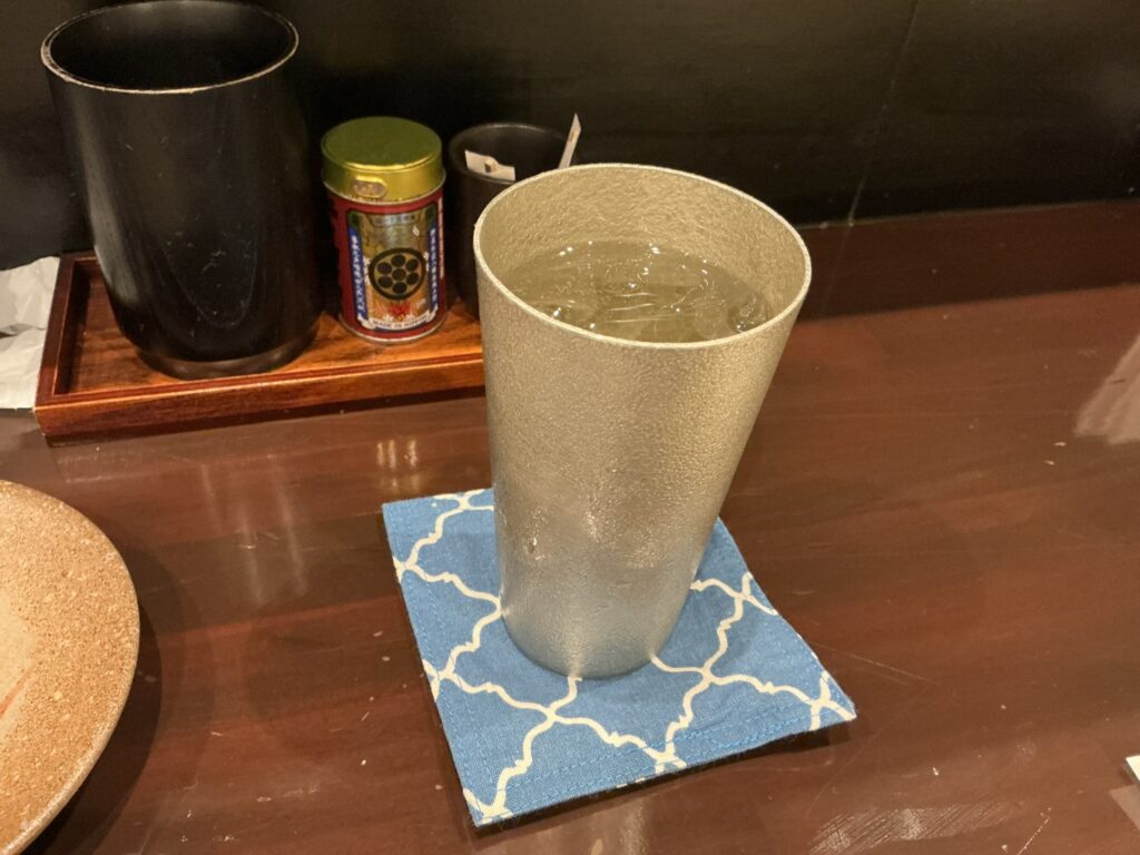 酒亭田中の芋焼酎