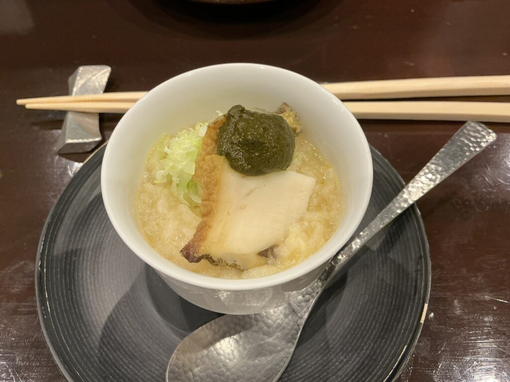 酒亭田中のお粥