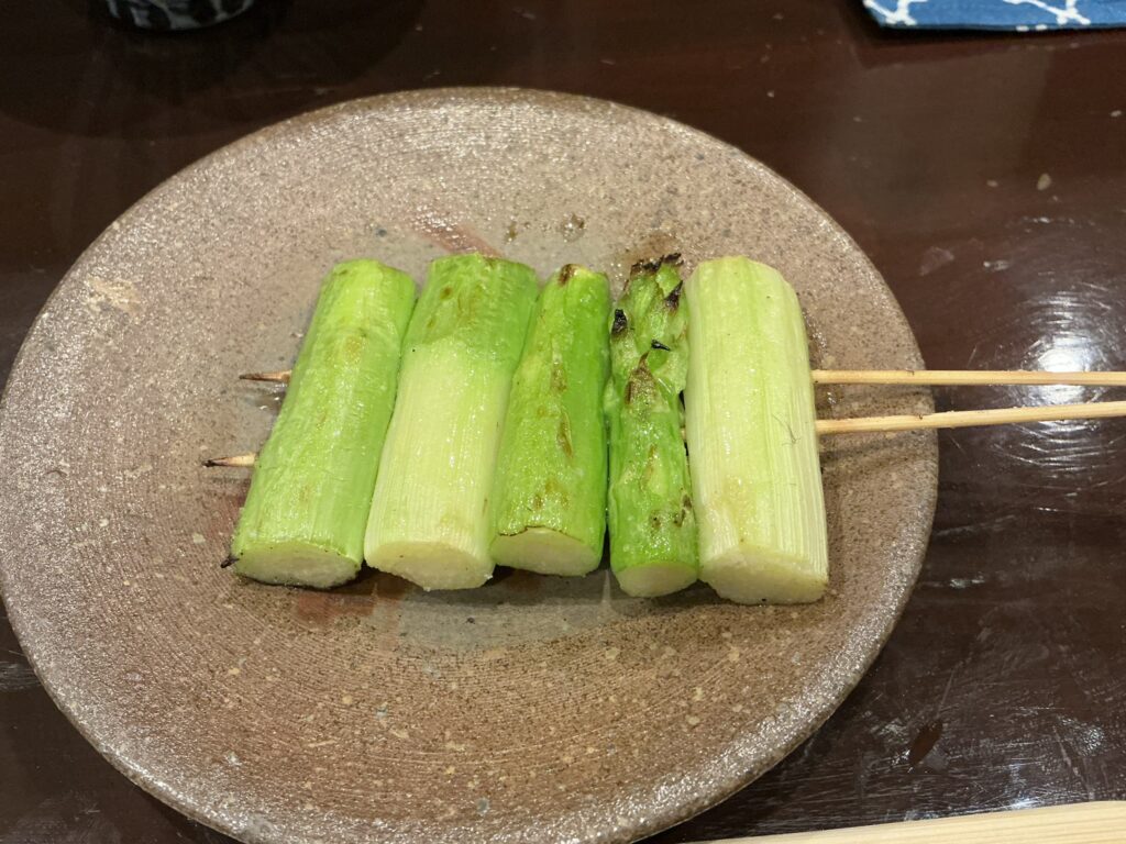 酒亭田中のアスパラガス