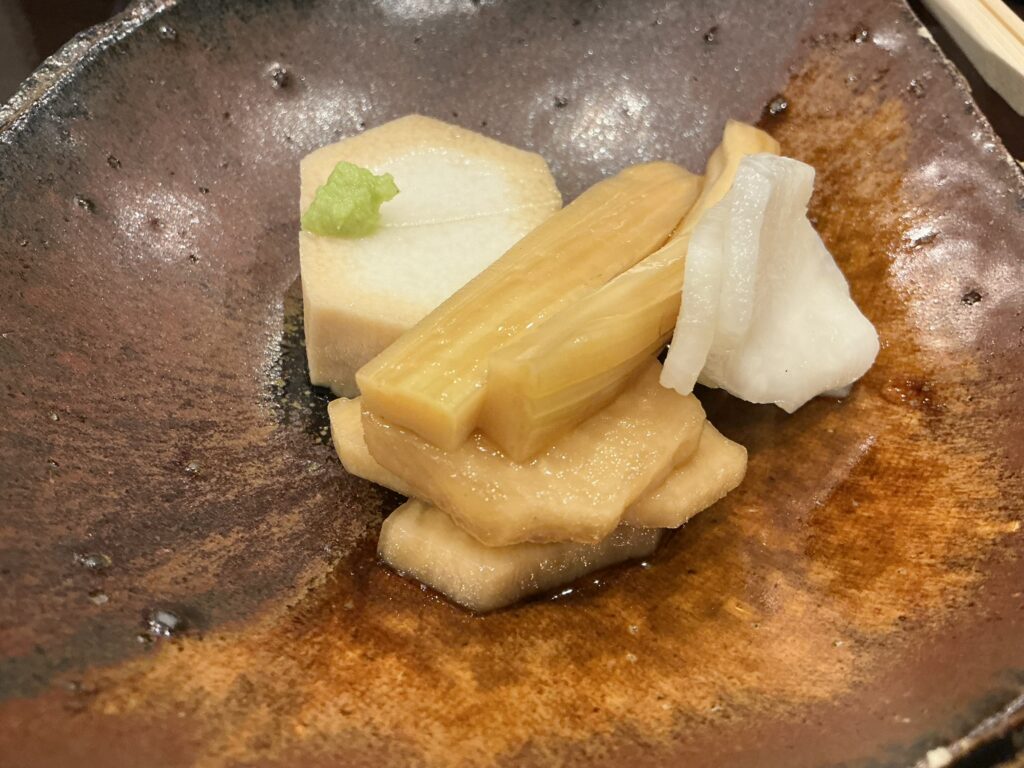 酒亭田中のお漬物