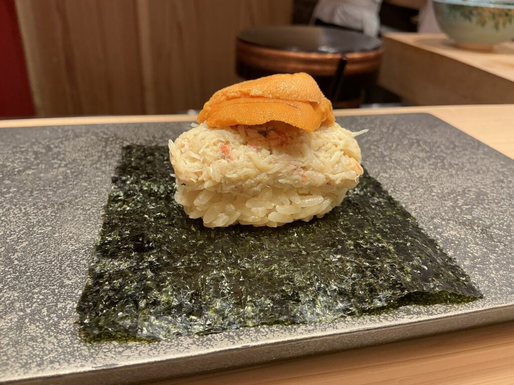 鮨結う翼の港区巻き