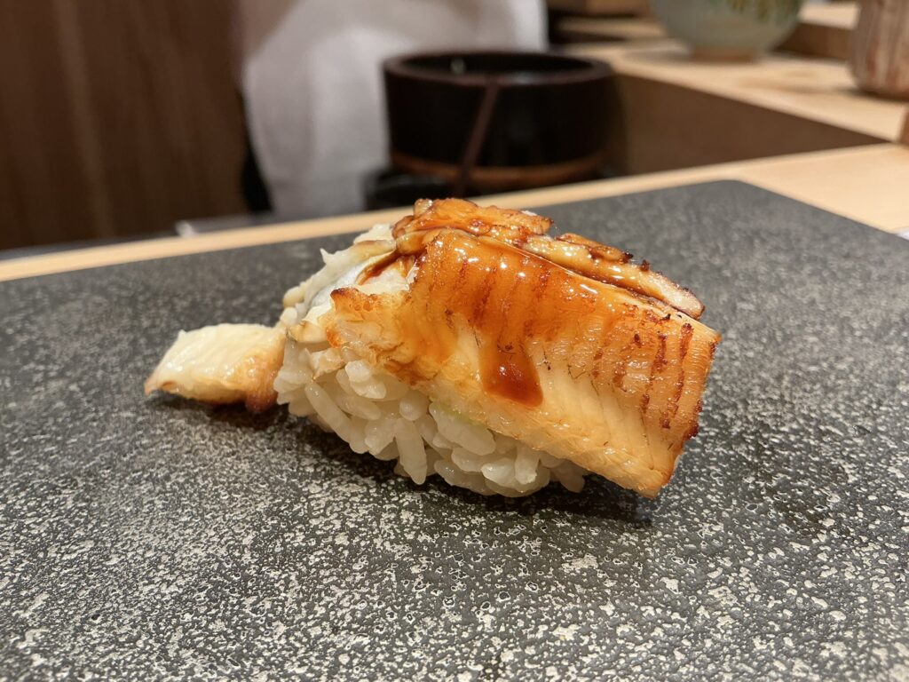 鮨結う翼のアナゴ