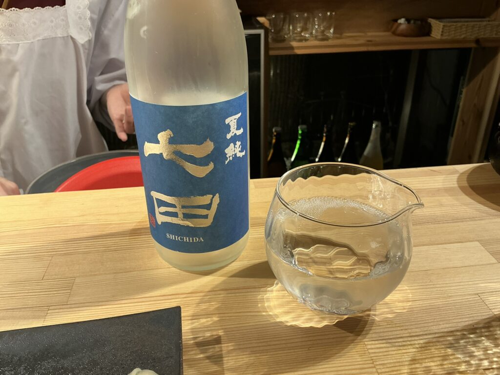 寿司こまちの日本酒