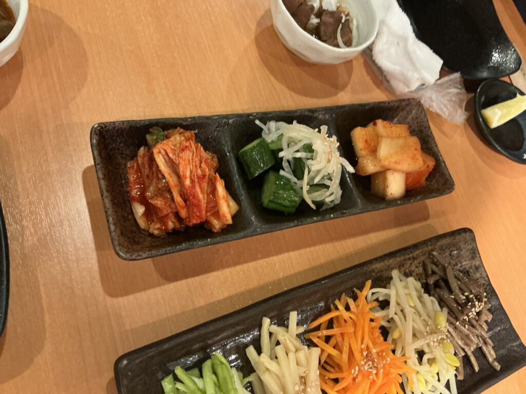 焼肉しみずのキムチ盛り