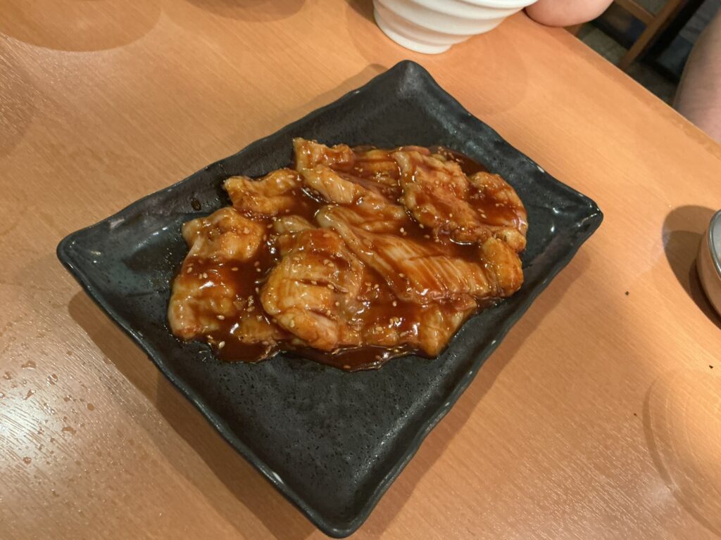 焼肉しみずのホルモン