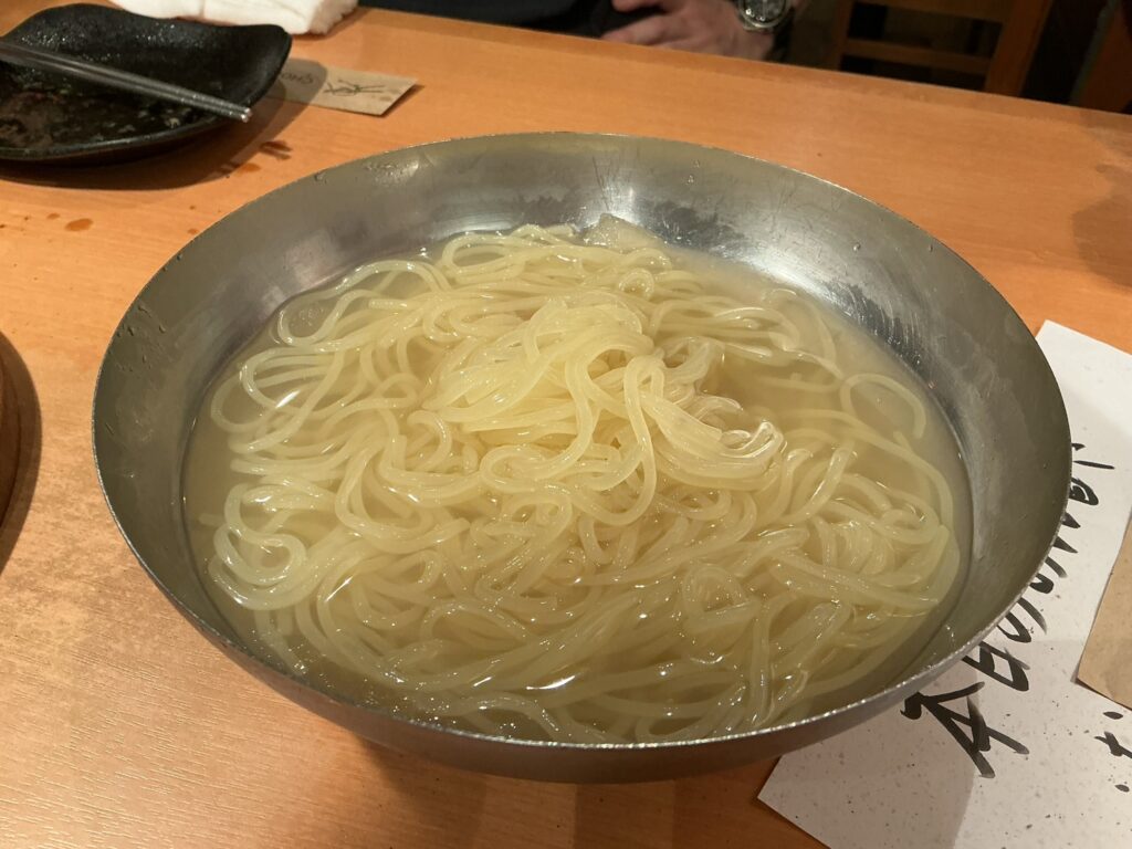 焼肉しみずの冷麺