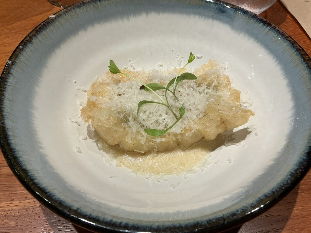 ルオーゴの長崎　穴子　ベニエ　ヴァンブラン