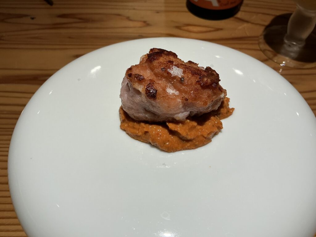 matildaのイカのポルペッティ ロメスコソース