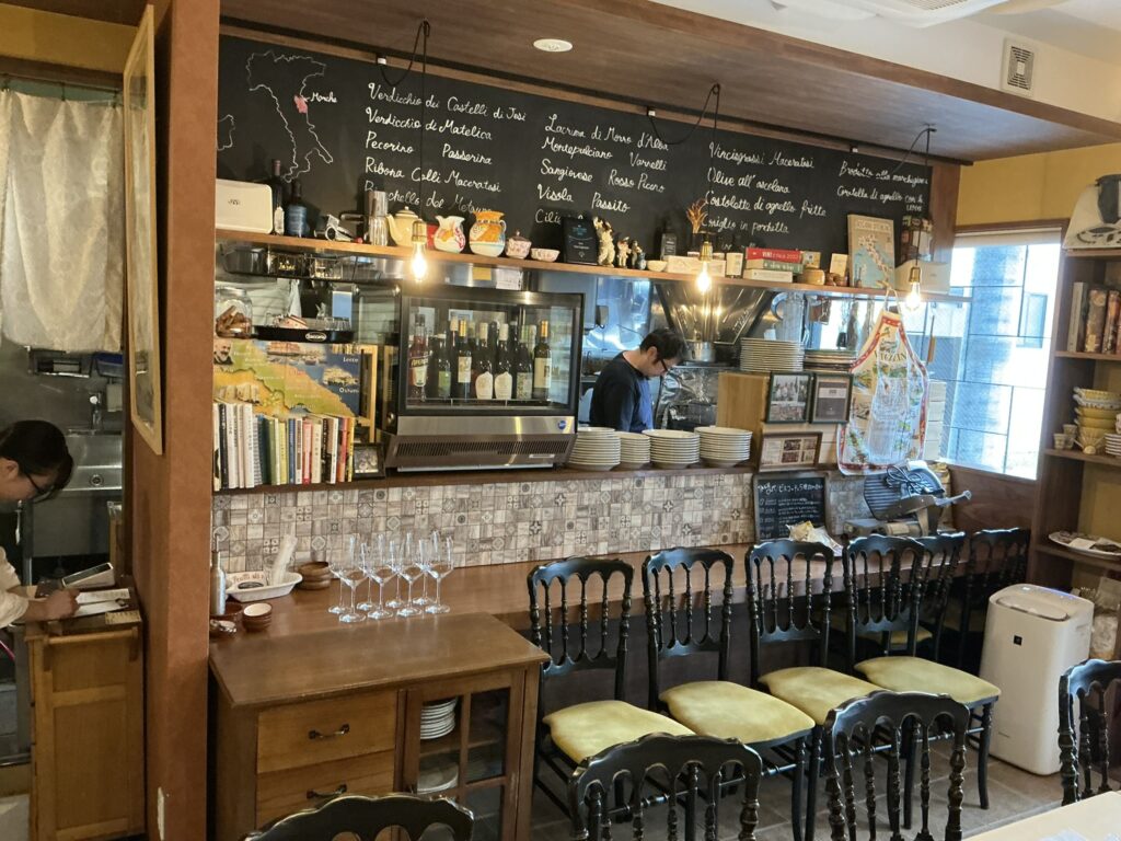 ヴィンチスグラッシの店内