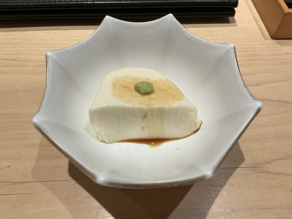 鮨結う紬の峯岡豆腐