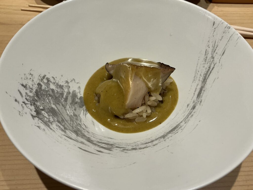 鮨結う紬のアワビ