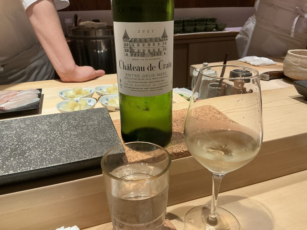 鮨結う紬の白ワイン