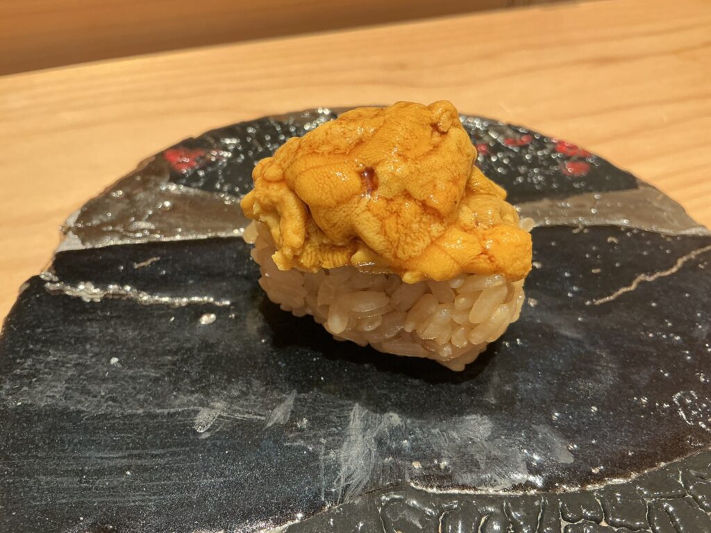 浅草壽司清のウニ