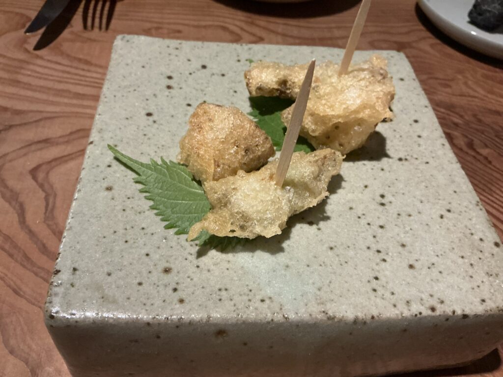 ジェルモーリオのアーティチョークと山芋フリット