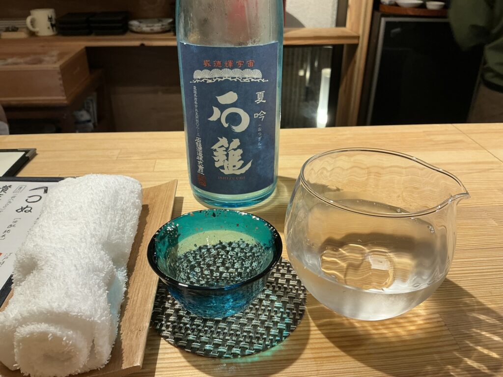 寿司こまちの日本酒