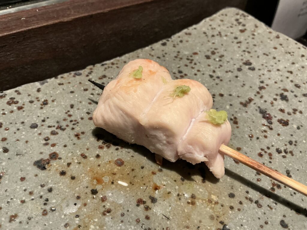 焼とりの八兵衛のササミ