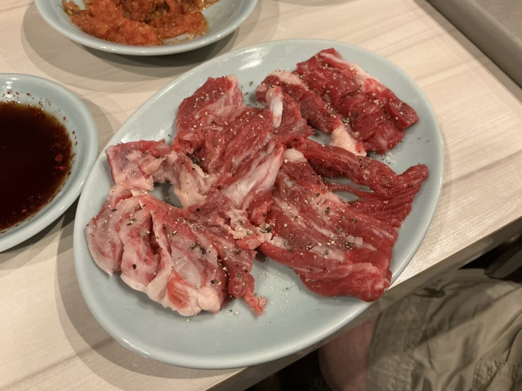 焼肉三宝苑のテール