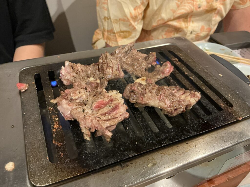 焼肉三宝苑のテール