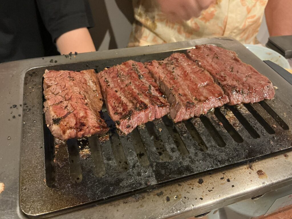焼肉三宝苑のハラミ