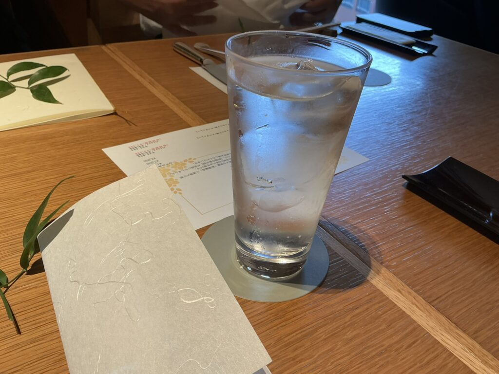 銀座ろくさん亭の麦焼酎