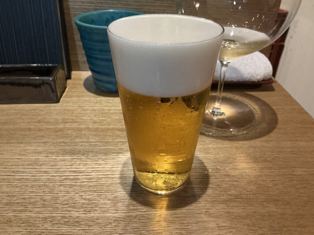 やきとりshiraのビール