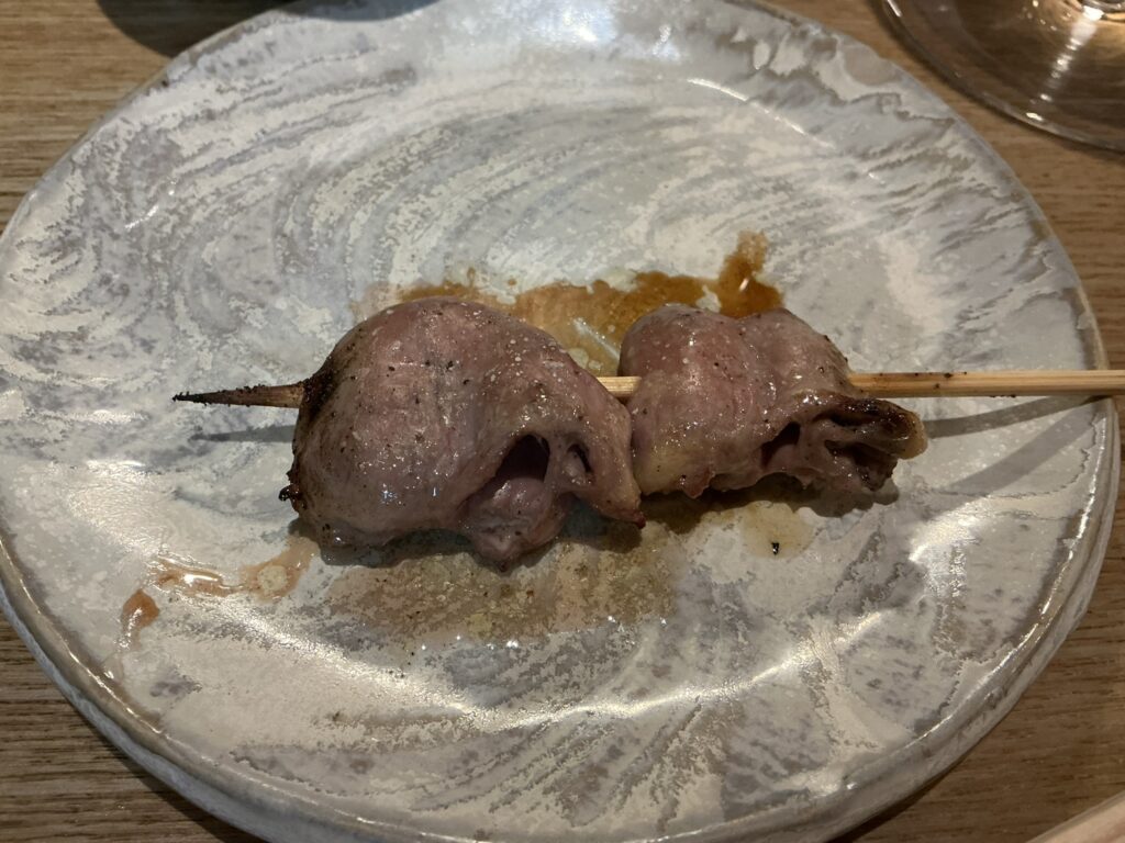 やきとりshiraのハツ