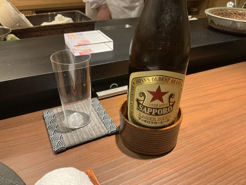 天々蕎々うめ庵のビール