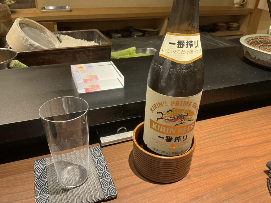天々蕎々うめ庵のビール