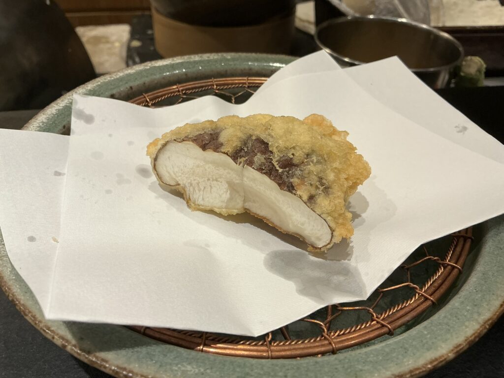 天々蕎々うめ庵のシイタケ