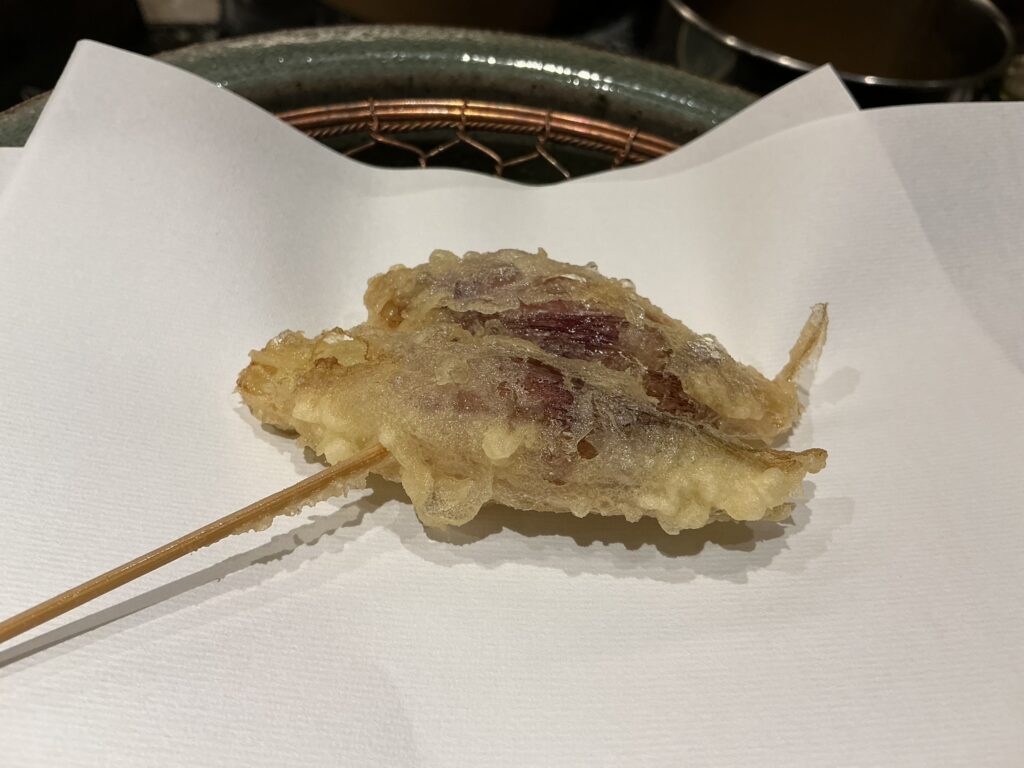 天々蕎々うめ庵のミョウガ