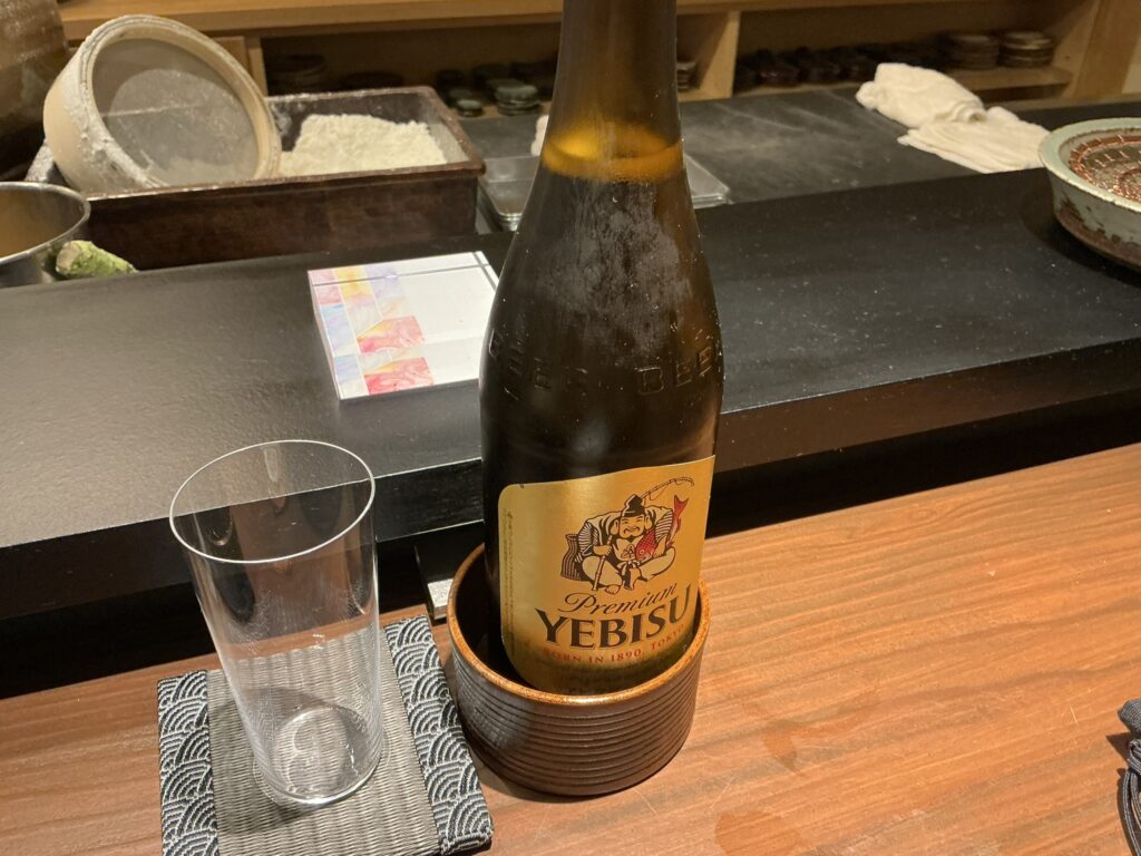 天々蕎々うめ庵のビール