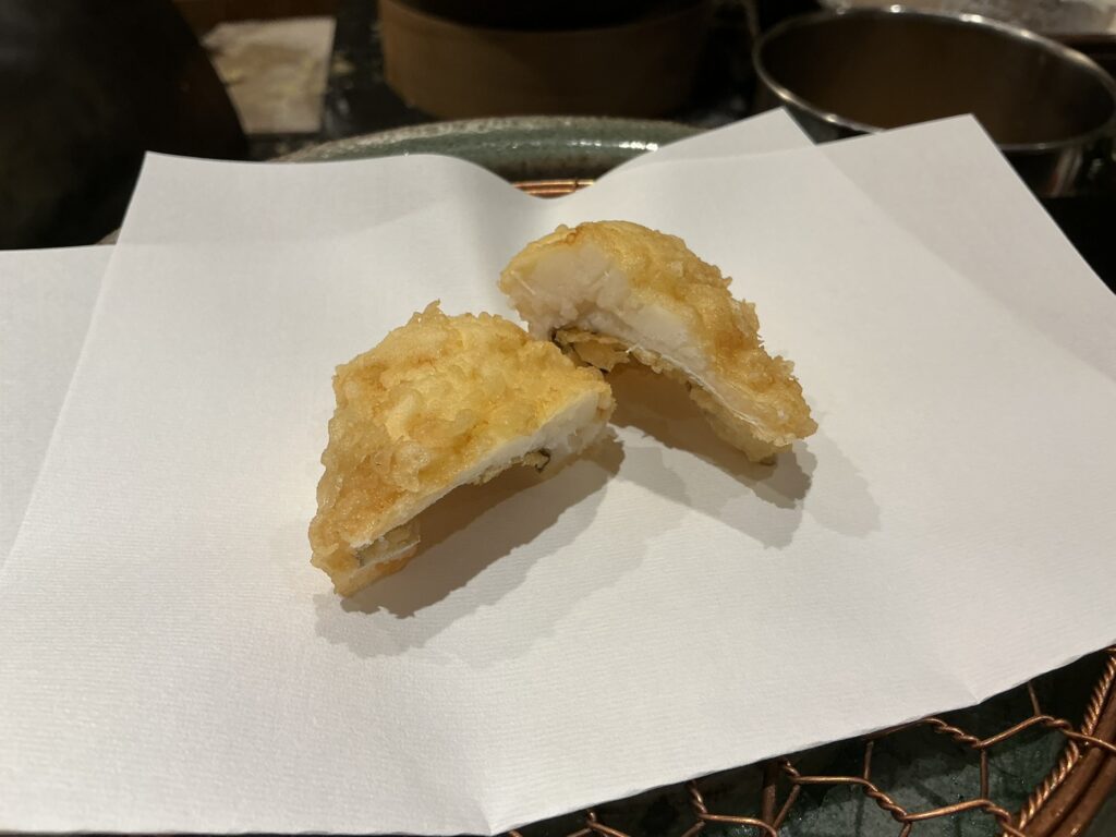 天々蕎々うめ庵のハモ