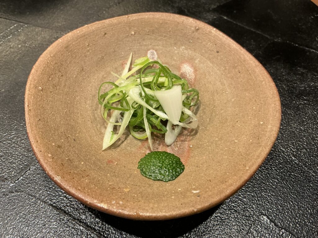 天々蕎々うめ庵の薬味