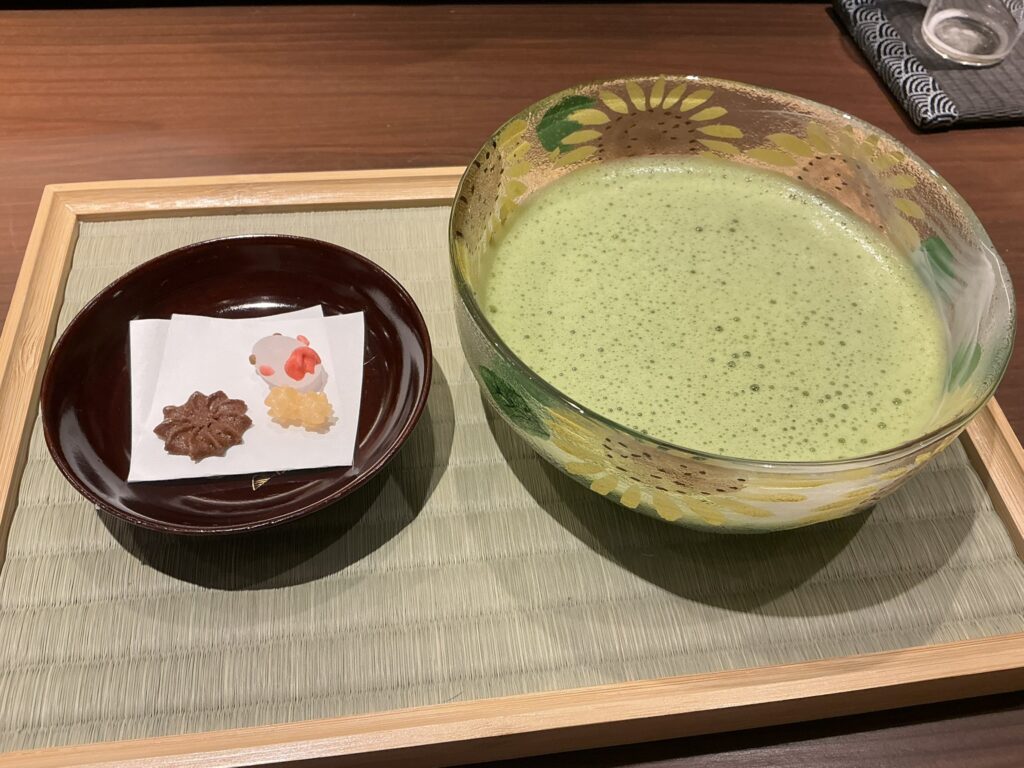 天々蕎々うめ庵の抹茶