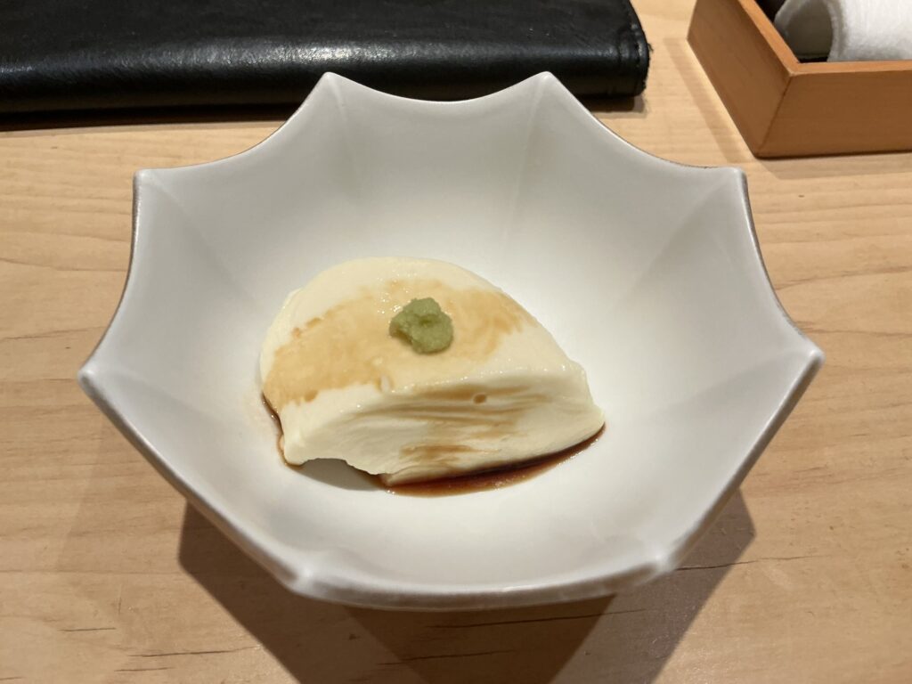 鮨結う紬の峯岡豆腐