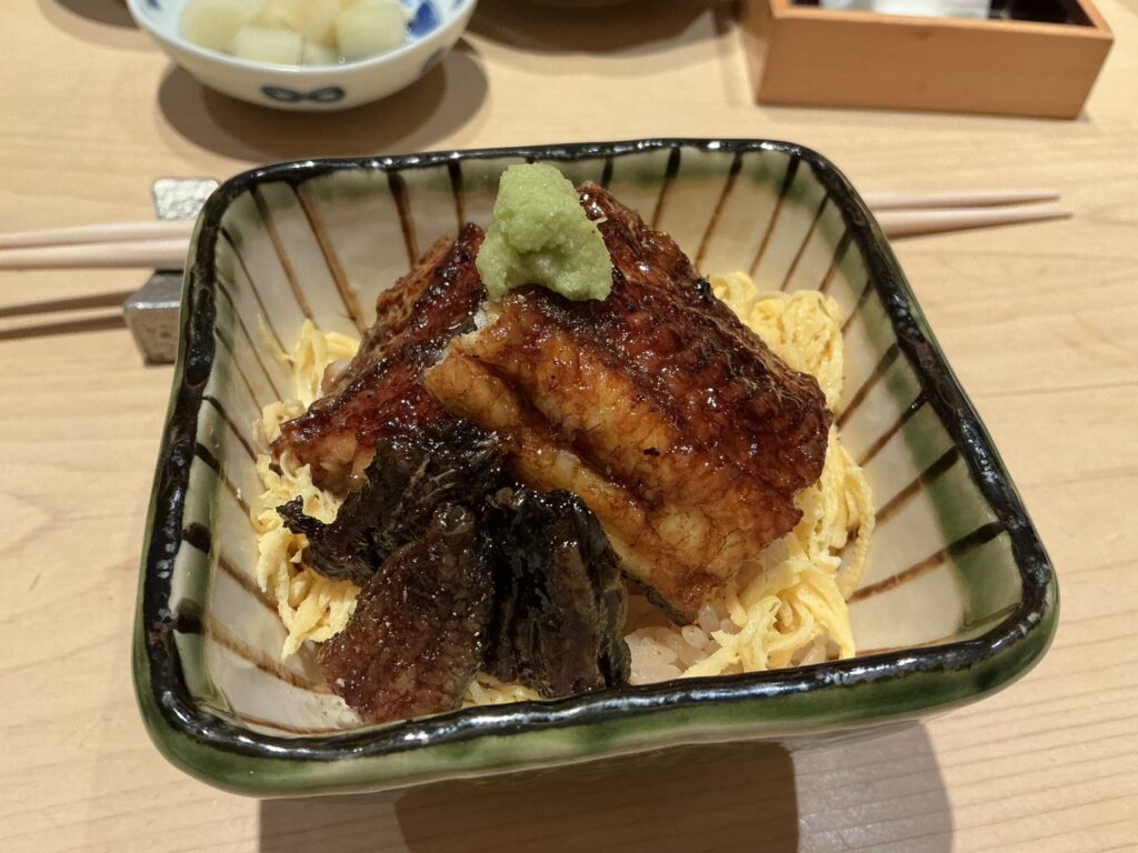 鮨結う紬のウナギ