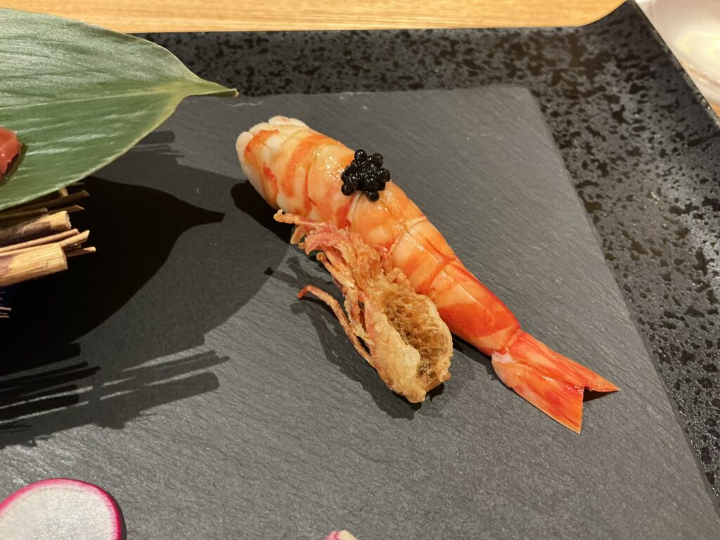 銀座幸の羽のクルマエビ