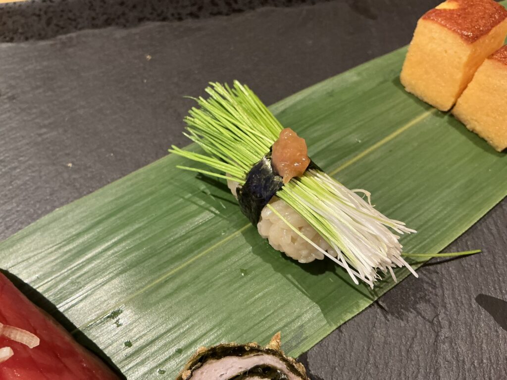 銀座幸の羽のメネギ