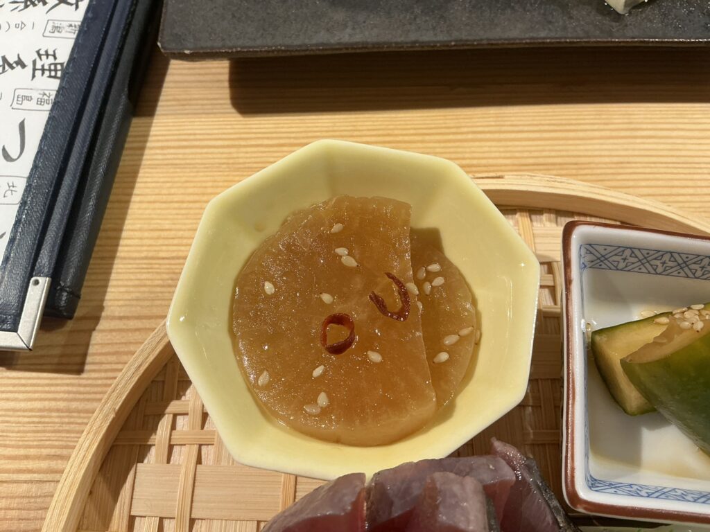 寿司こまちのたくあん