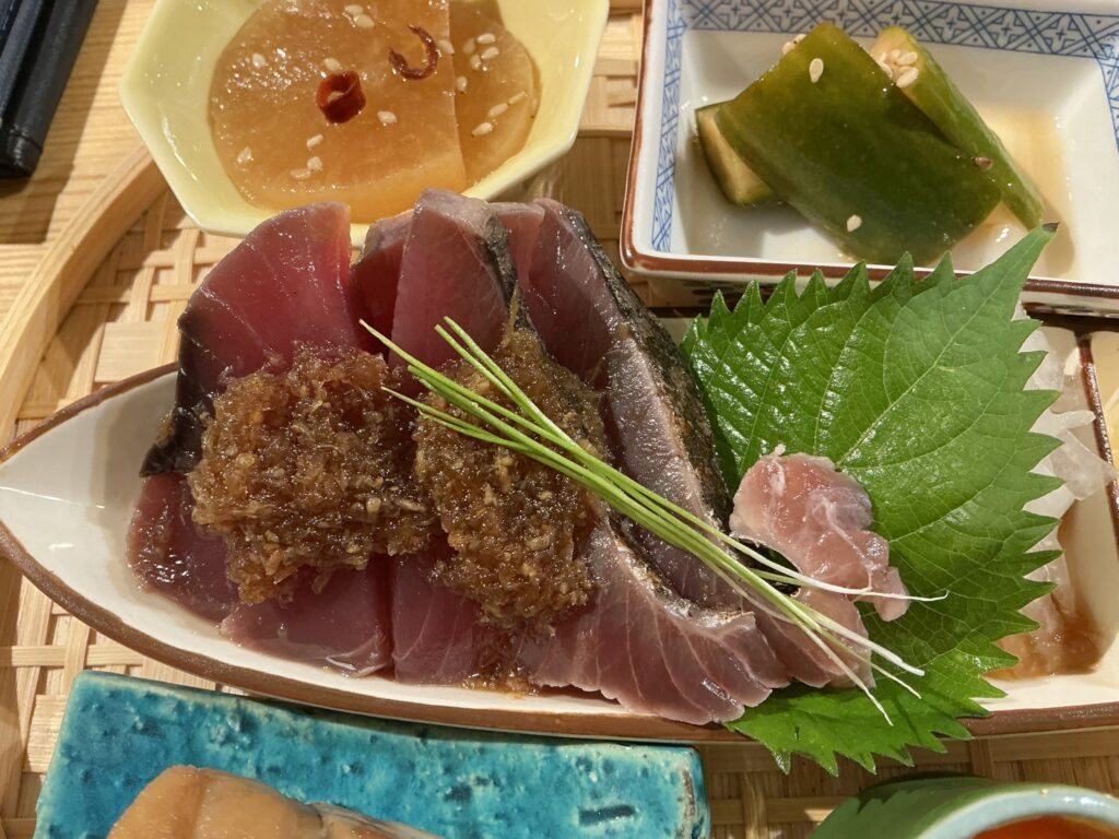 寿司こまちのカツオ