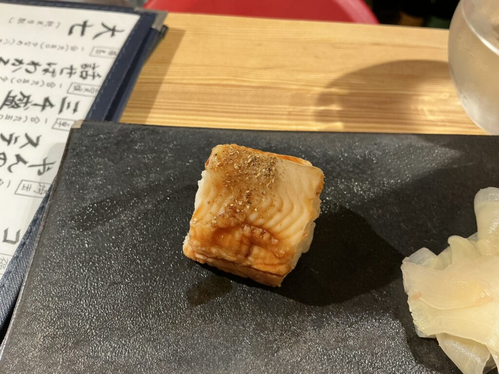 寿司こまちのアナゴ