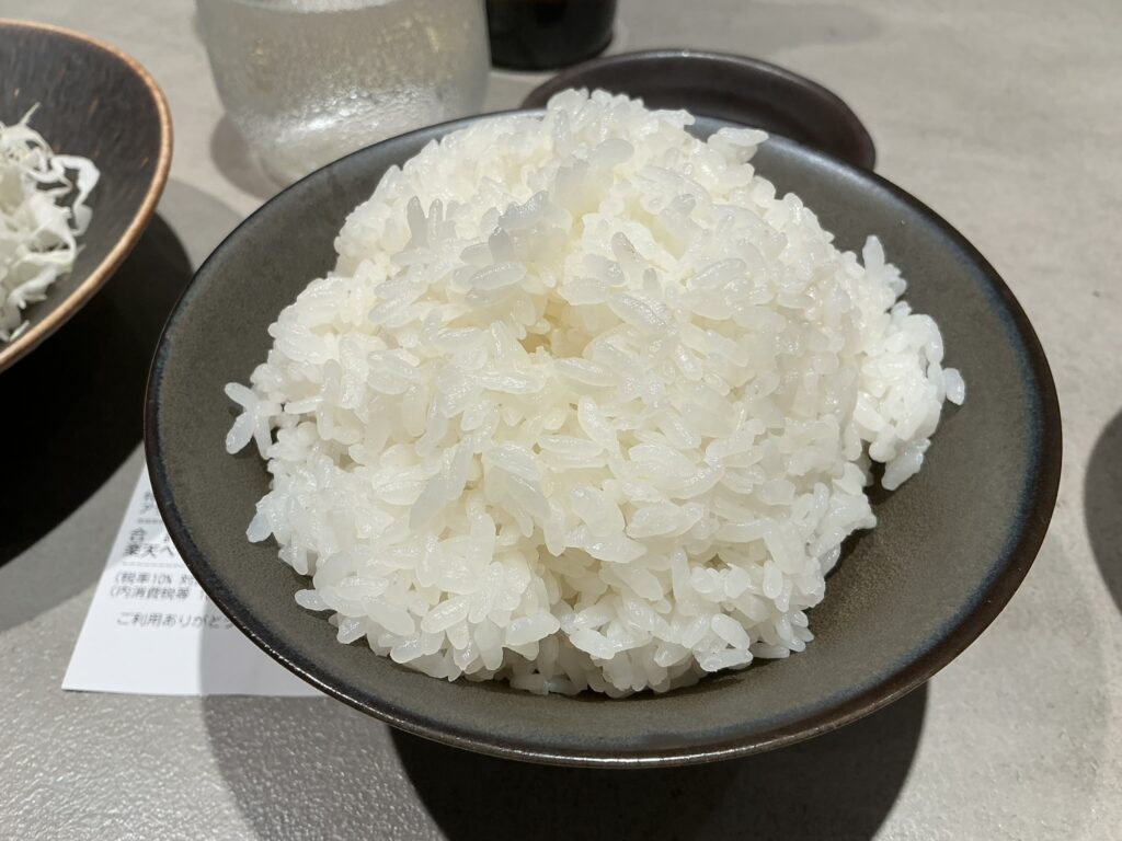 東京とんかつがぶうのご飯