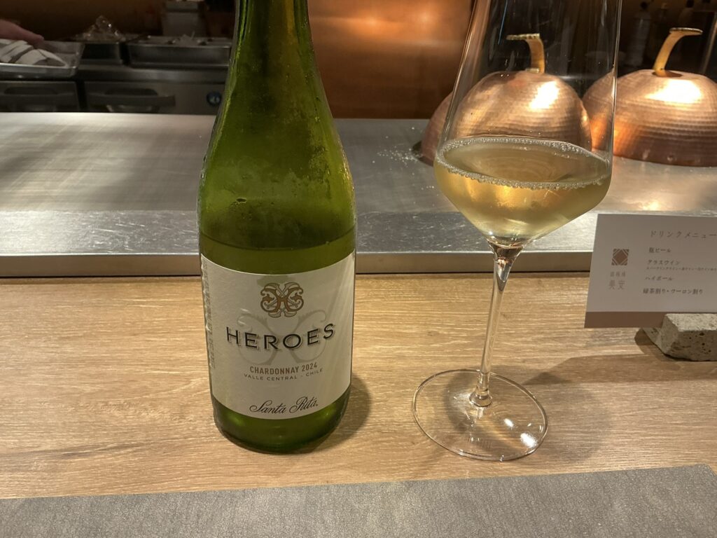 鉄板焼美安のワイン