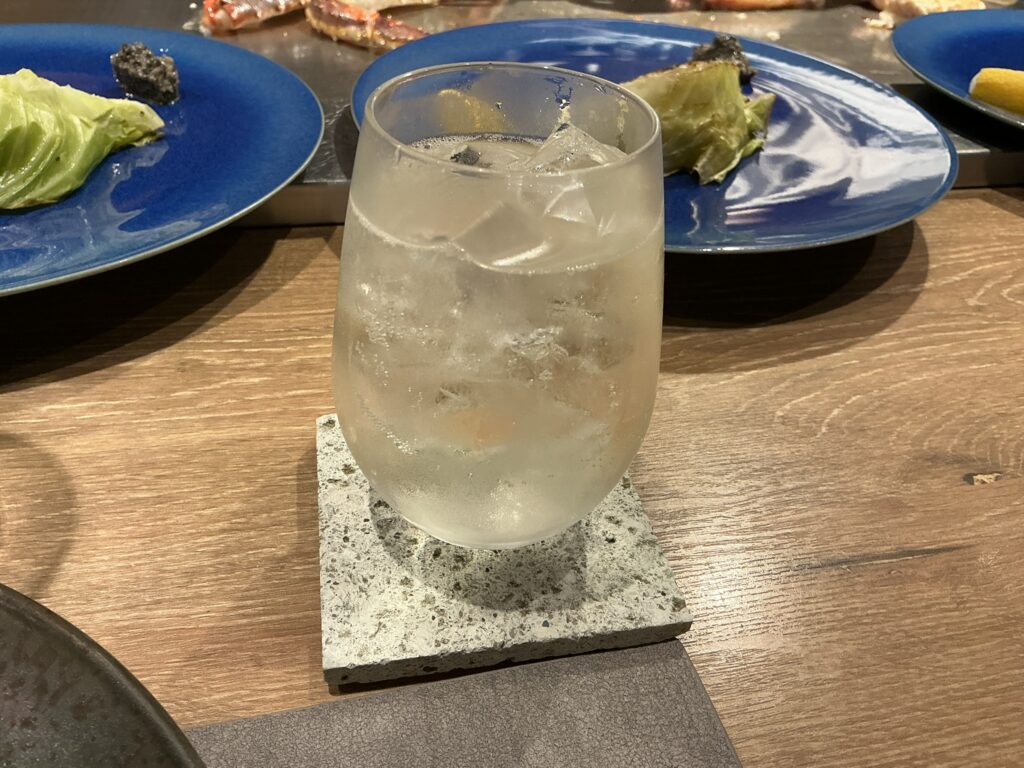 鉄板焼美安の麦焼酎