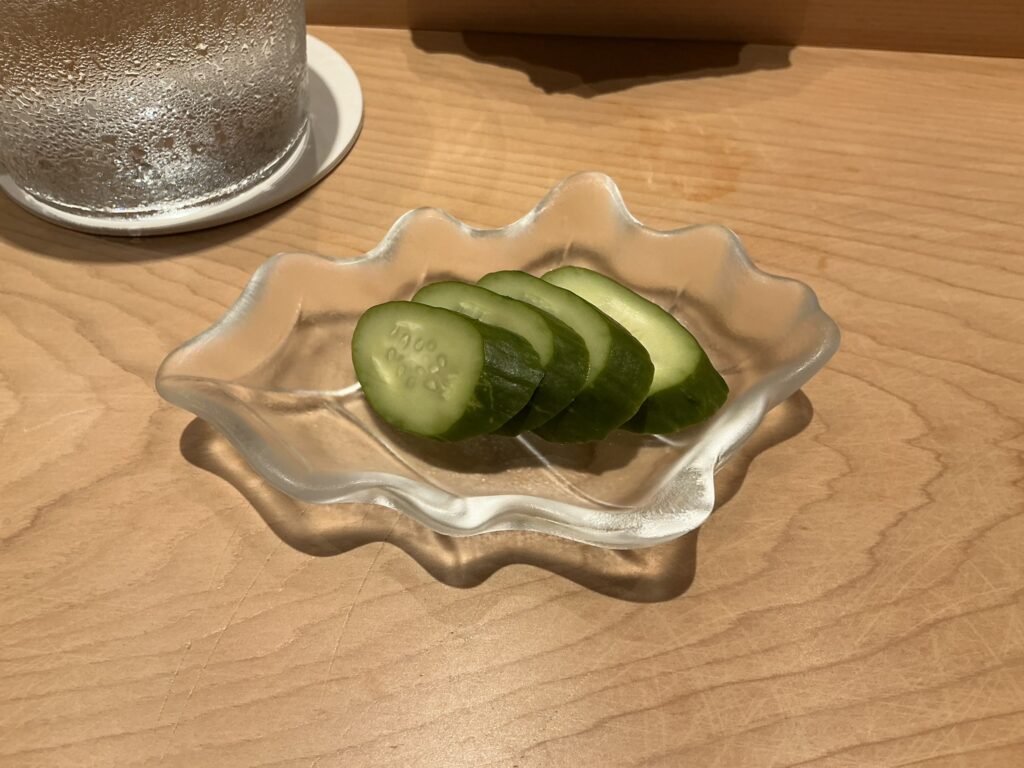 浅草壽司清の糠漬け