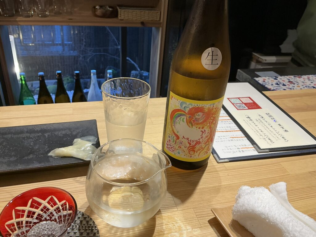 寿司こまちの日本酒