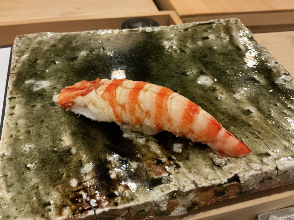 鮨桂太のボタンエビ