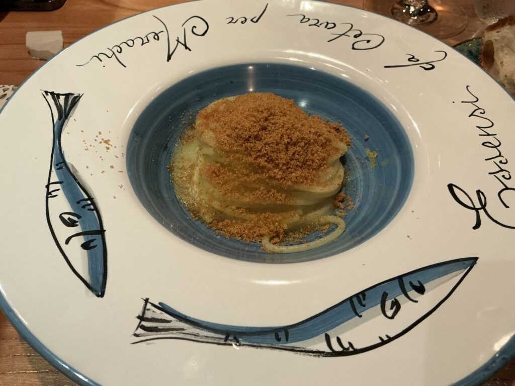 メラキの蛤出汁 唐津産からすみ スパゲッティ