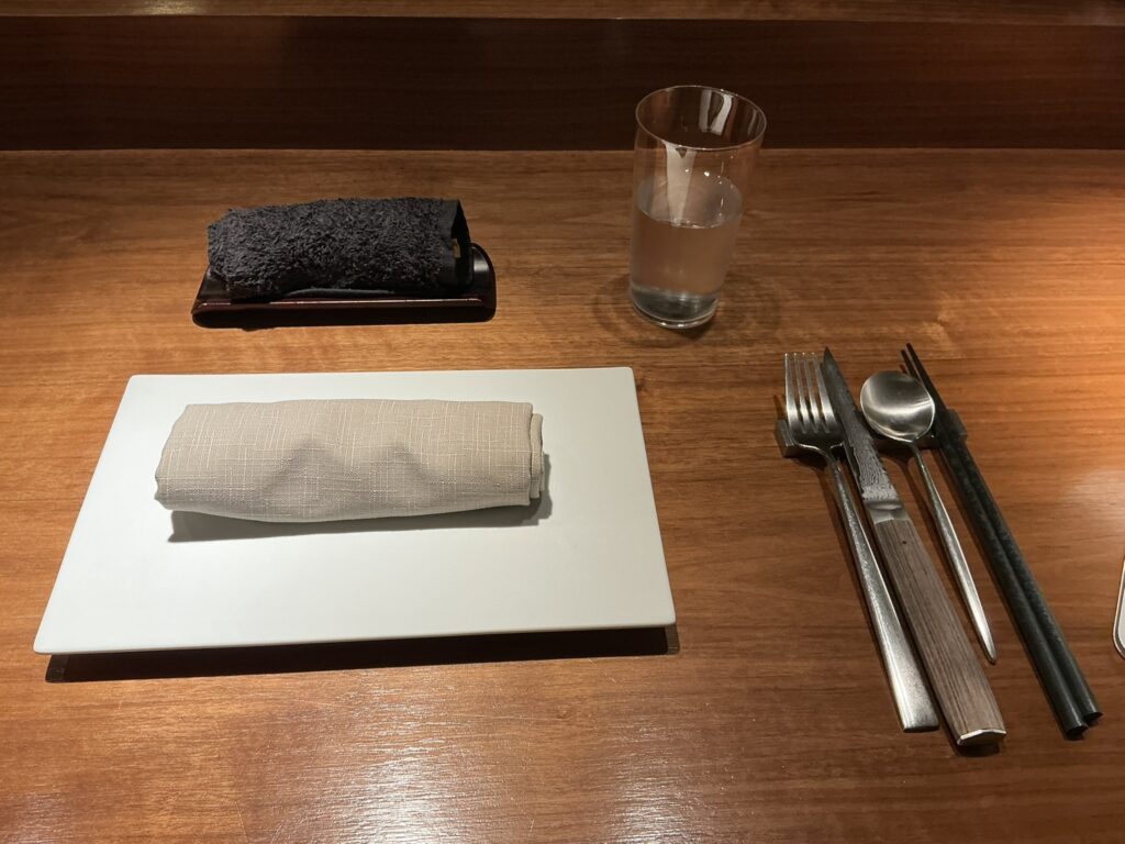 ユマニテのカウンターセット